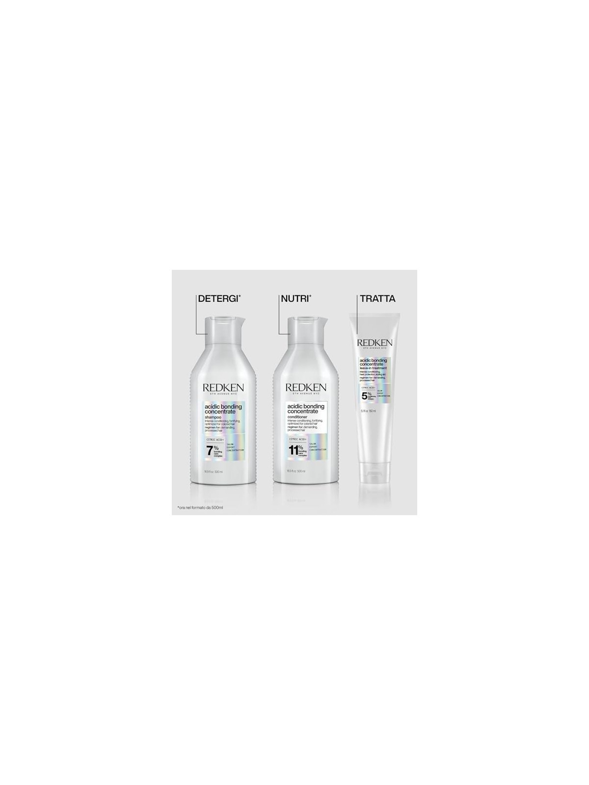 Shampoo Redken concentrato per legame acido donna 500ml