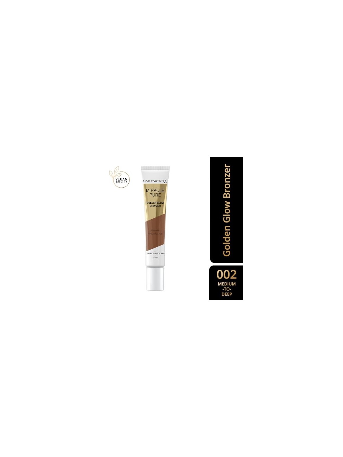 Max Factor Miracle Pure Golden Glow Bronzer Terra abbronzante 15 ml donna 002 MediumToDeep