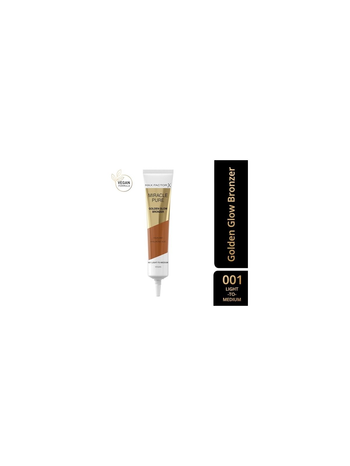 Max Factor Miracle Pure Golden Glow Bronzer Terra abbronzante 15 ml donna 001 LightToMedium