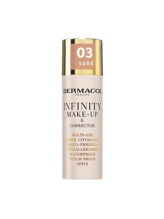 Dermacol Infinity Multiuso Super Coprente Tocco Impermeabile 20 g donna 03 Sand