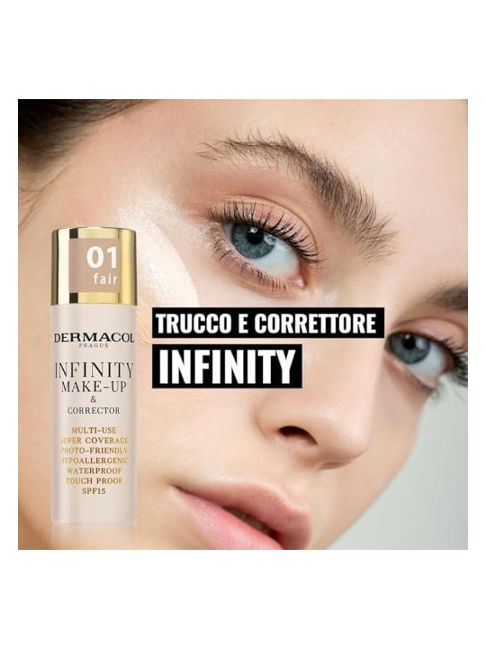 Dermacol Infinity Multiuso Super Coprente Tocco Impermeabile 20 g donna 03 Sand