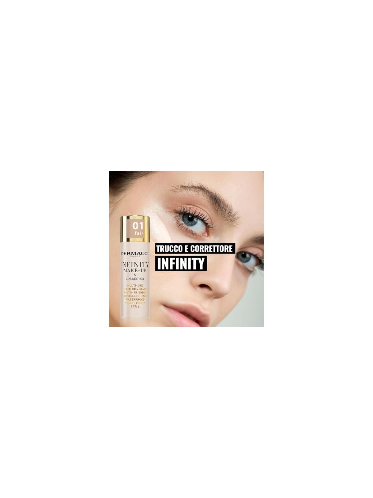 Dermacol Infinity Multiuso Super Coprente Tocco Impermeabile 20 g donna 03 Sand