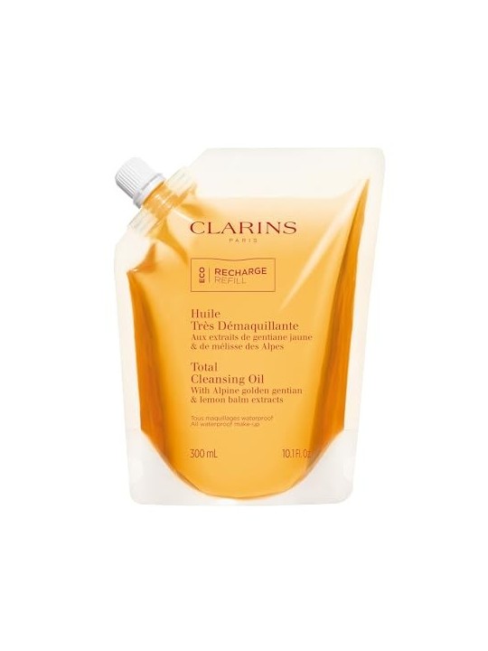 Clarins Olio struccante Total Cleansing Oil 300ml - ricarica di ricambio donna Clarins www.essenzetotalstyle.com 