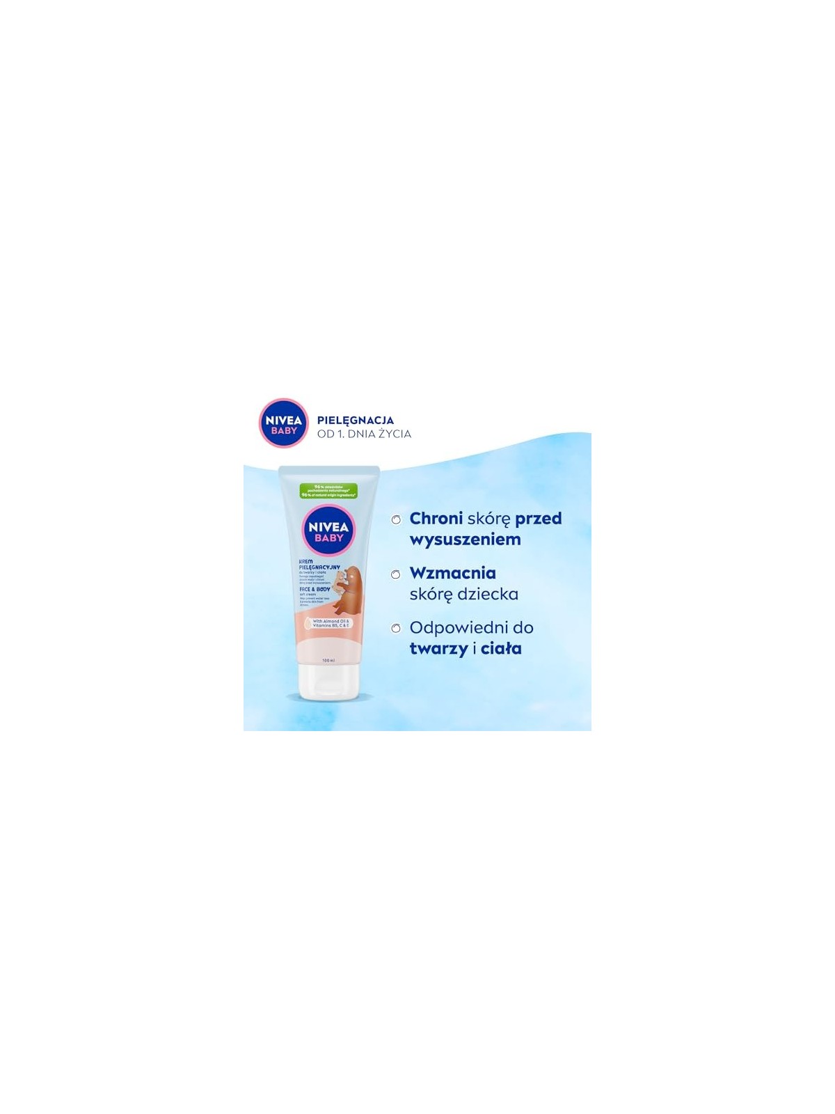 NIVEA Crema baby per viso e corpo 100ml