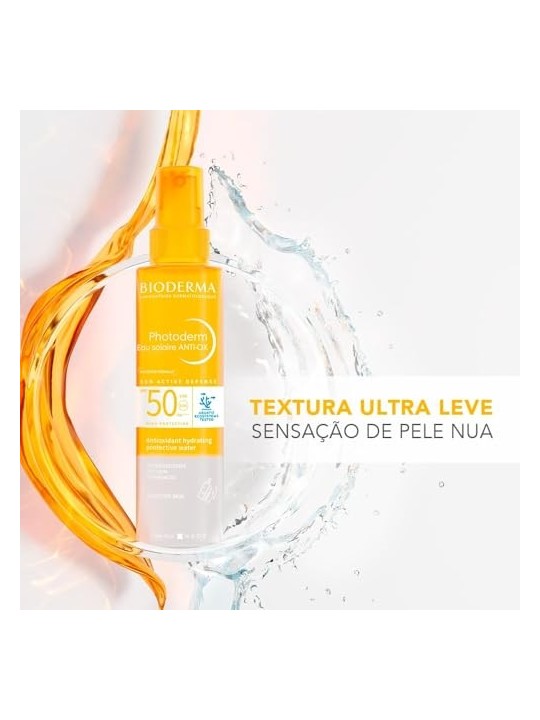 Bioderma Photoderm Eau Solaire ANTIOX SPF50 Agente abbronzante per il corpo donna 200ml