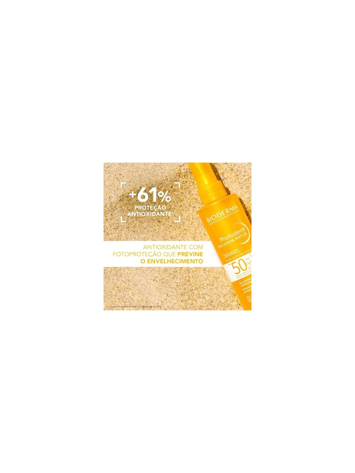 Bioderma Photoderm Eau Solaire ANTIOX SPF50 Agente abbronzante per il corpo donna 200ml
