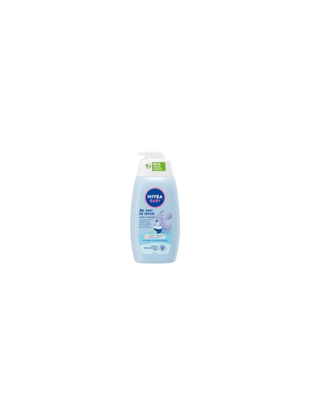 NIVEA Baby gel 2in1 per il lavaggio di corpo e capelli 500ml