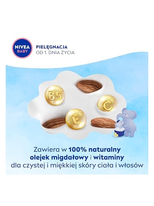 NIVEA Baby gel 2in1 per il lavaggio di corpo e capelli 500ml