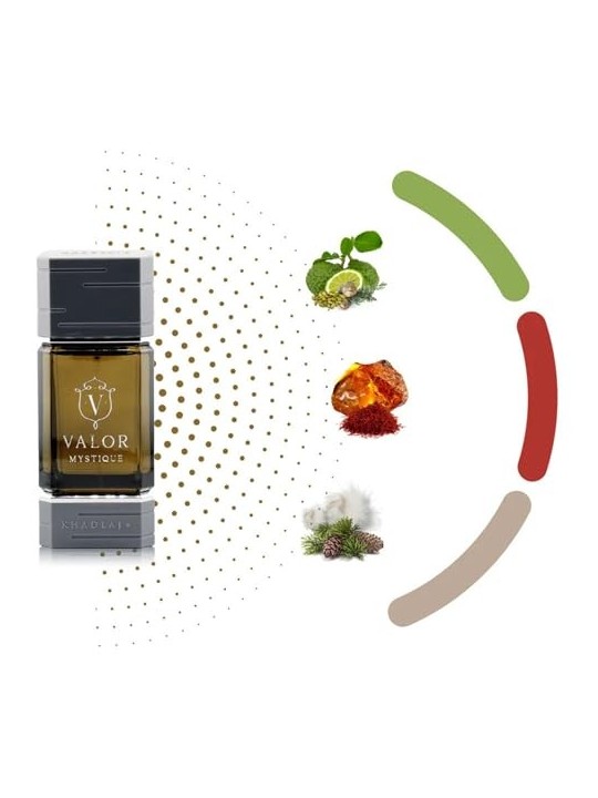 Profumo uomo Khadlaj Valor Mystique 100ml