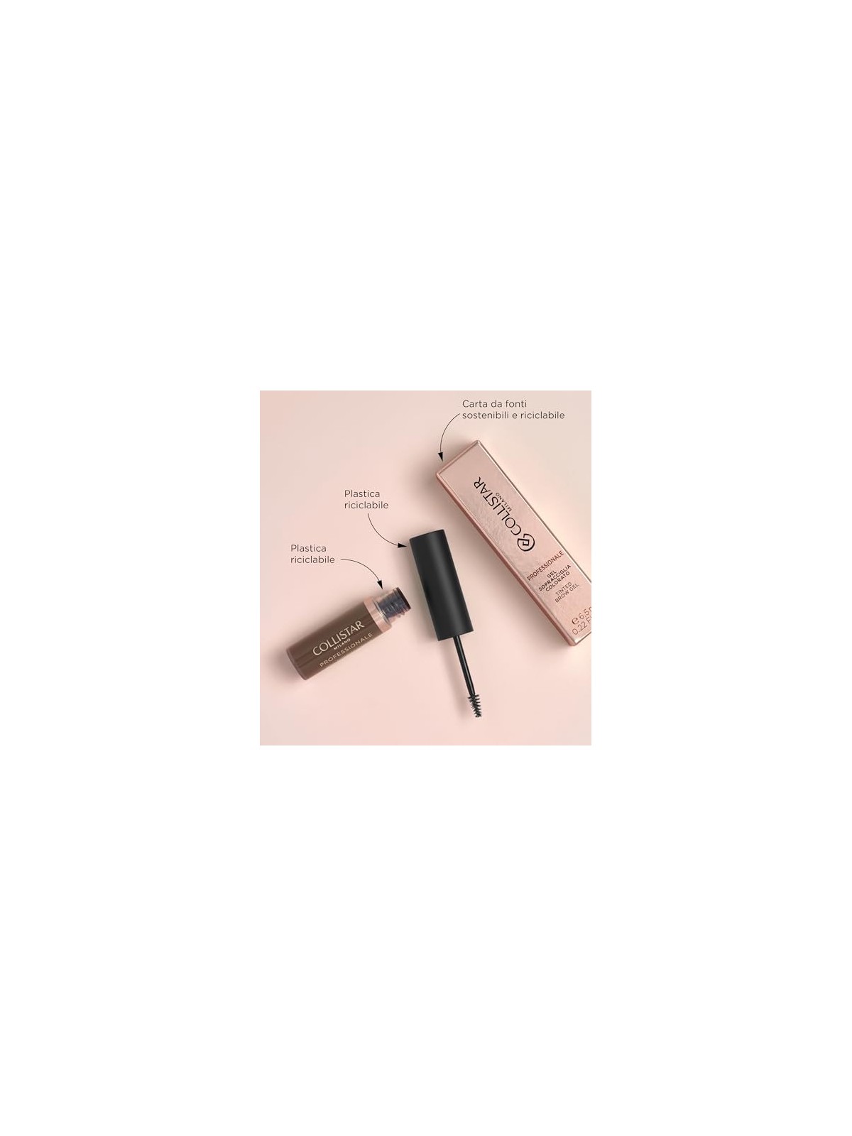 Collistar Professionale Eyebrow Gel 6,5ml Numero 2 Castano