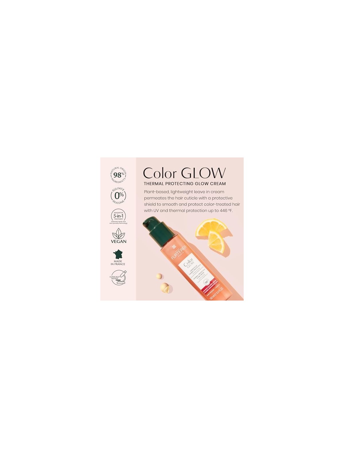 Rene Furterer Color Glow ThermalProtecting Glow Cream 100ml