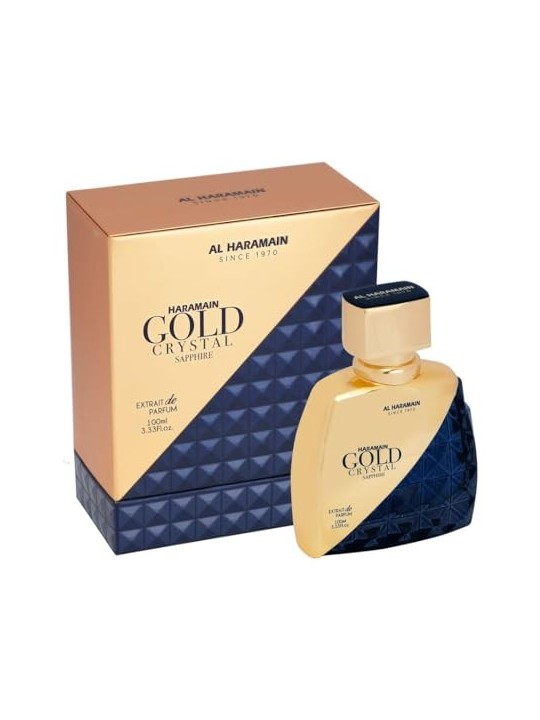 Profumo Al Haramain Zaffiro Cristallo Dorato 100ml