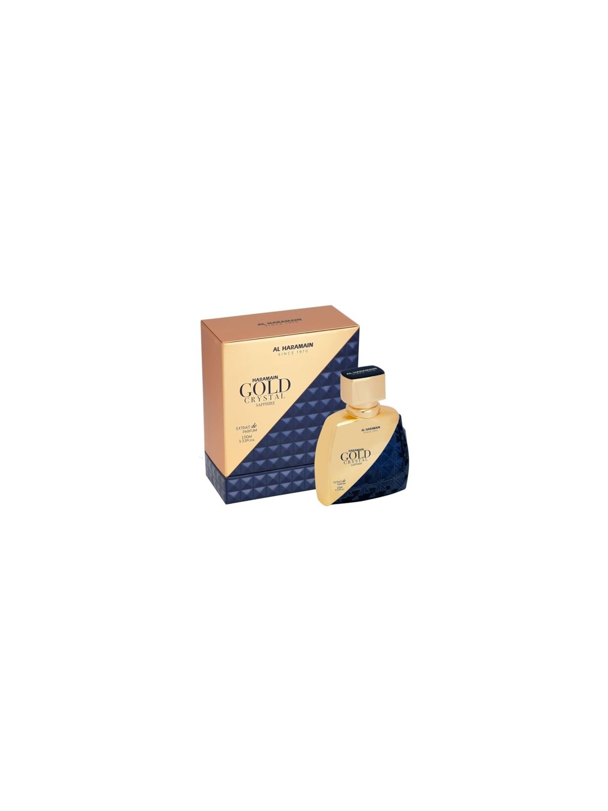 Profumo Al Haramain Zaffiro Cristallo Dorato 100ml