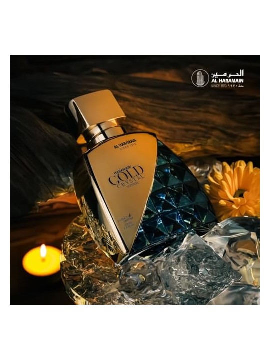 Profumo Al Haramain Zaffiro Cristallo Dorato 100ml