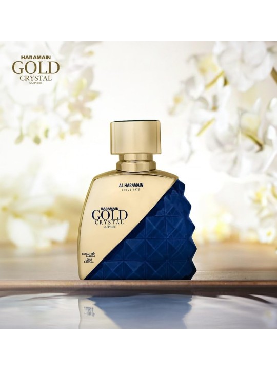 Profumo Al Haramain Zaffiro Cristallo Dorato 100ml