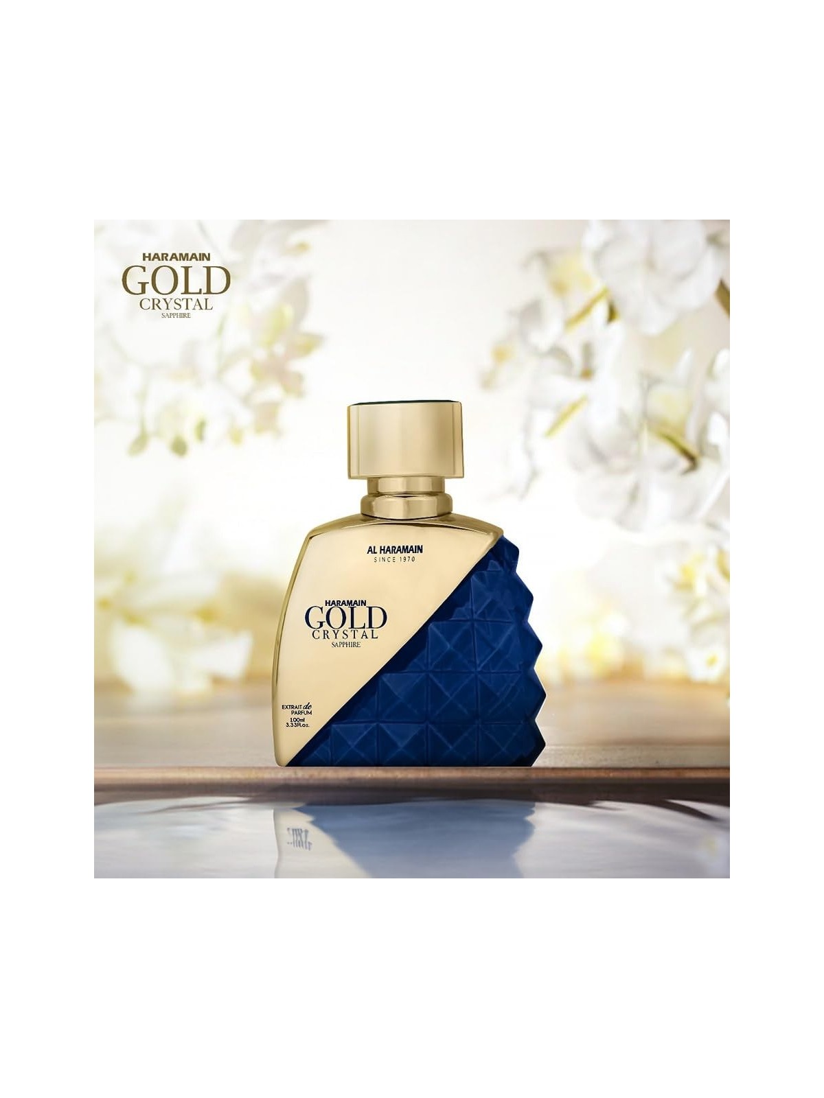 Profumo Al Haramain Zaffiro Cristallo Dorato 100ml