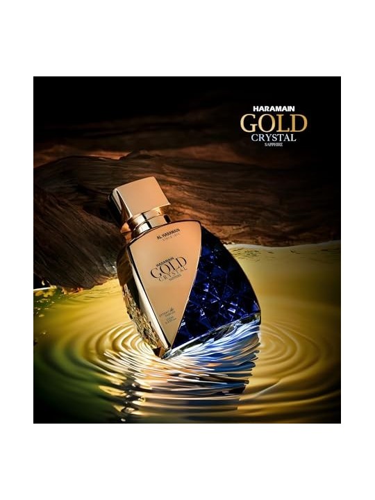 Profumo Al Haramain Zaffiro Cristallo Dorato 100ml