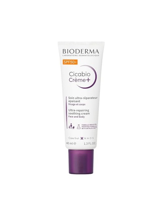 Bioderma Cicabio Creme Crema Lenitiva UltraRiparatrice SPF 50 Crema lenitiva riparatrice unisex 40ml