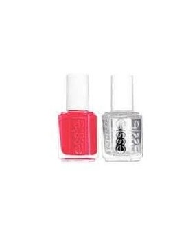 Set Essie Smalto per Unghie Vegan Lucido Rifinitura 72 Peach Daiquiri 135ml