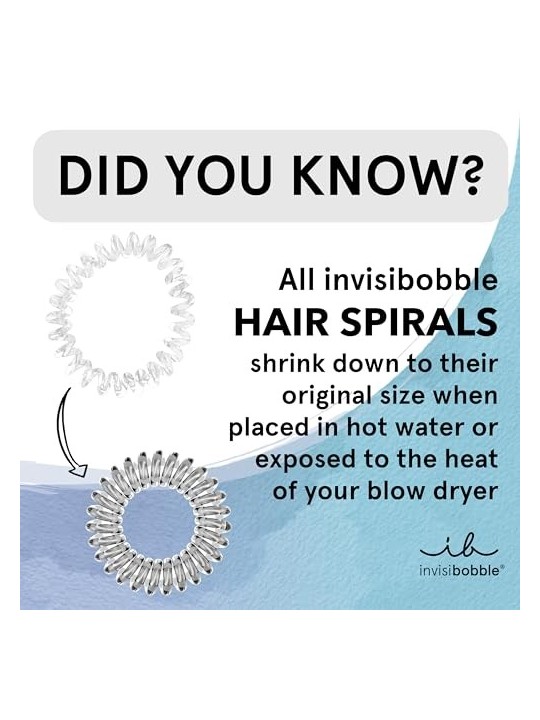 Invisibobble Power Crystal Clear Fascia per capelli 3 pz donna 6 unit