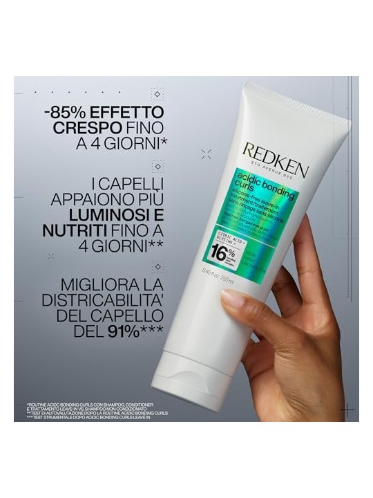 Redken Acidic Bonding Curls LeaveIn Treatment Trattamento senza risciacquo per capelli ricci e ondulati donna 250ml