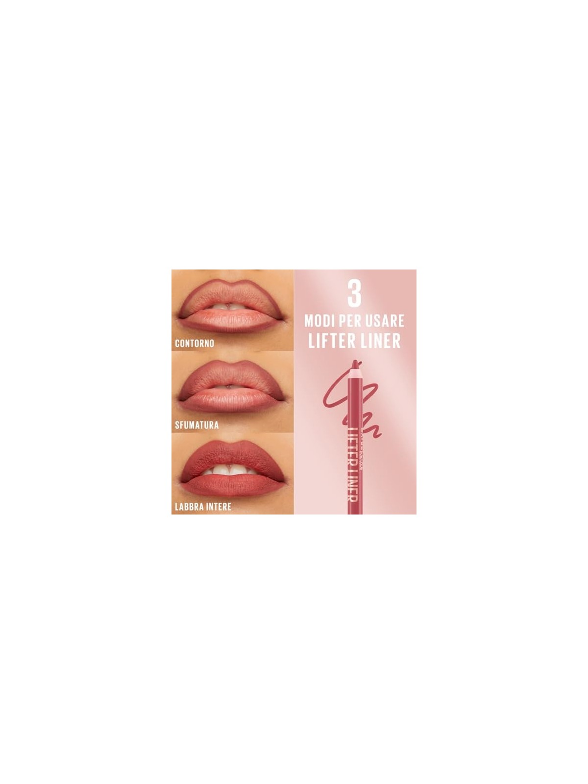 Matita labbra Maybelline Lifter Liner 002 Lets Bounce