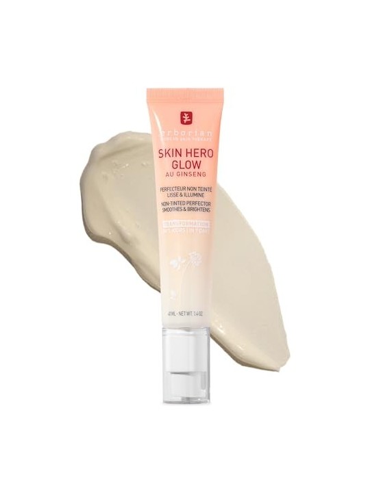 Erborian Skin Hero Glow Non colorato Perfector Leviga e illumina Crema per la pelle perfezionante e illuminante donna 40ml