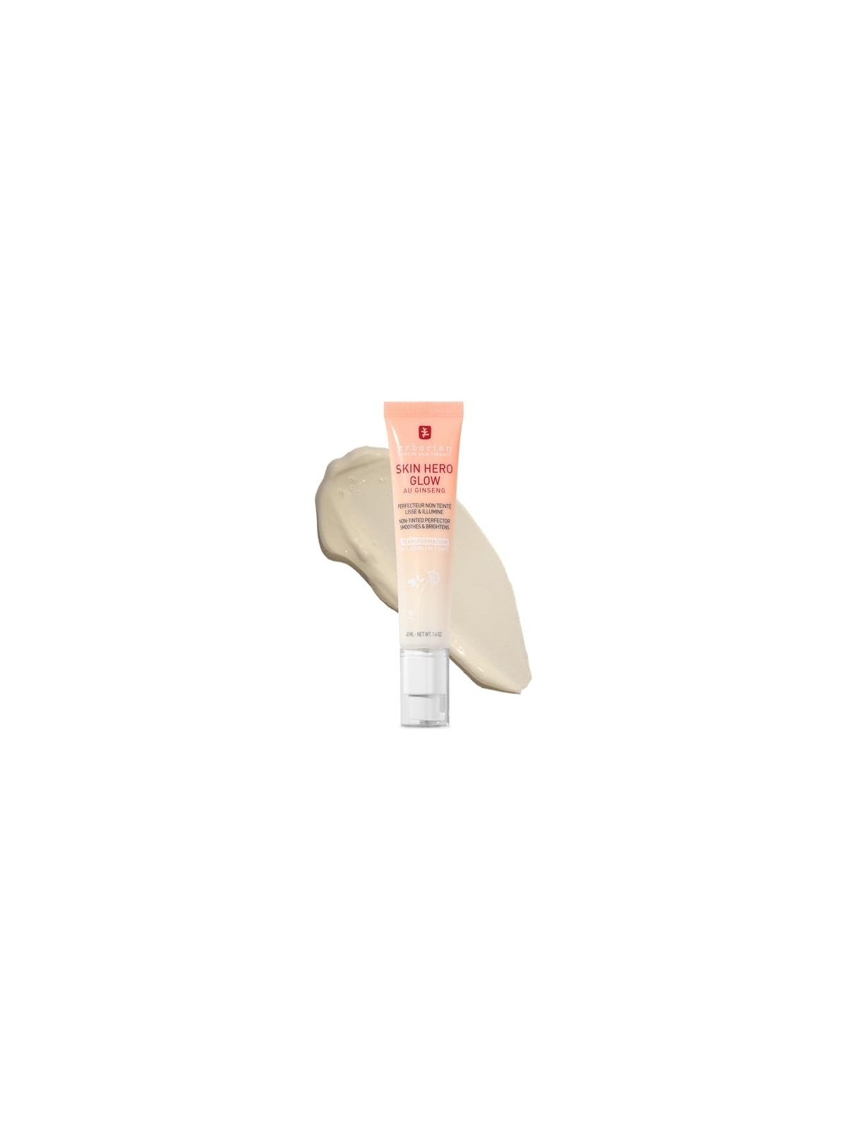 Erborian Skin Hero Glow Non colorato Perfector Leviga e illumina Crema per la pelle perfezionante e illuminante donna 40ml