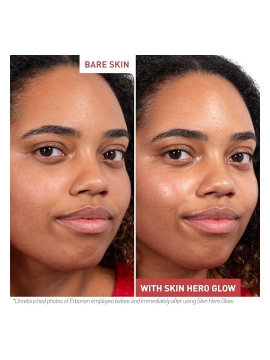Erborian Skin Hero Glow Non colorato Perfector Leviga e illumina Crema per la pelle perfezionante e illuminante donna 40ml