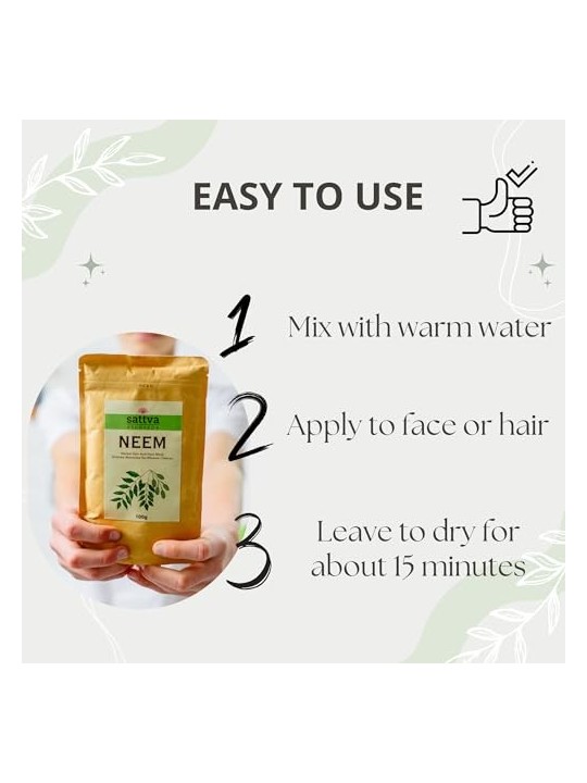 Maschera alle erbe al Neem per capelli e viso 100g