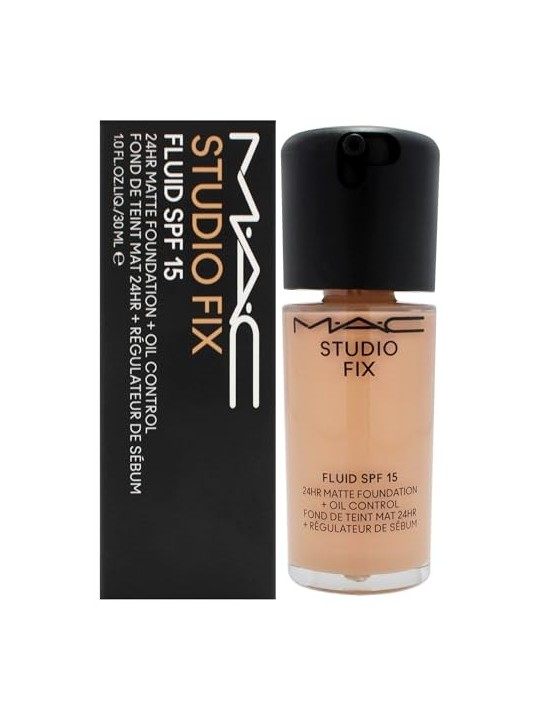 MAC Cosmetics Fondotinta opaco SPF 15 Studio Fix Fluid 30ml - Tonalità: NW22 donna MAC Cosmetics www.essenzetotalstyle.com 