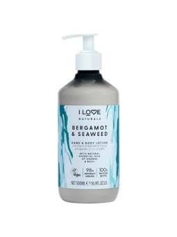 Lozione per Mani e Corpo con Bergamotto e Alghe Idratante 500ml Donna