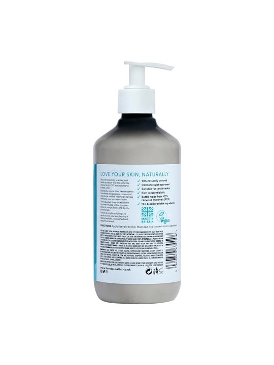 Lozione per Mani e Corpo con Bergamotto e Alghe Idratante 500ml Donna