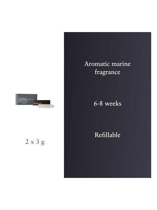 Deodorante Auto di Lusso Rituals 6g 2x3g Ambra Araba e Muschio