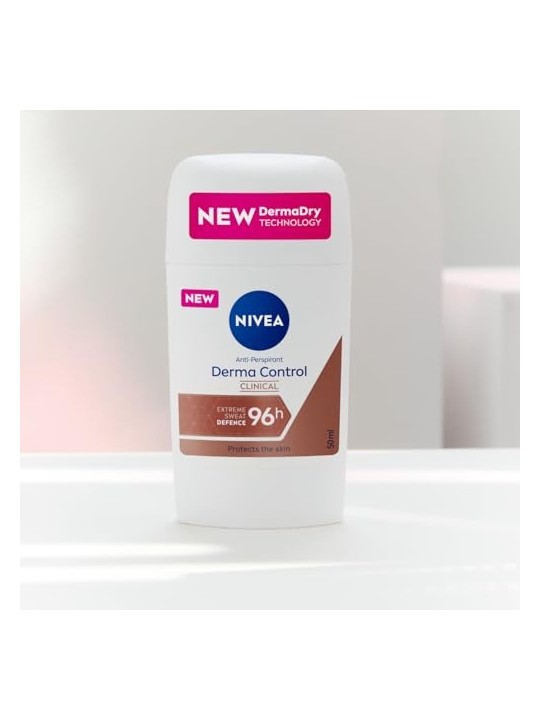 NIVEA Derma Dry Control Antitraspirante solido donna 50ml