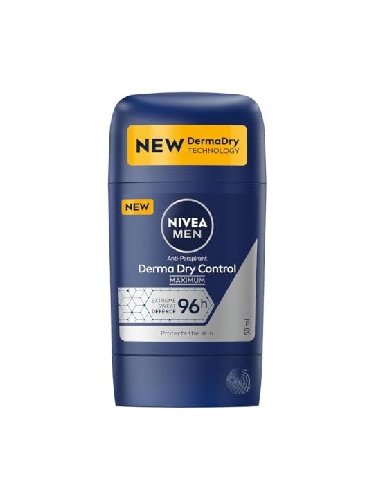 Nivea Men Derma Dry Control Antitraspirante solido per uomo uomo 50ml