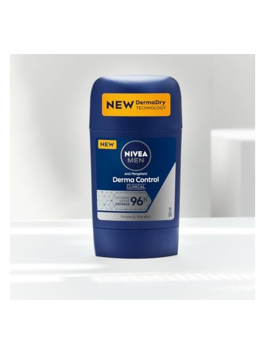 Nivea Men Derma Dry Control Antitraspirante solido per uomo uomo 50ml