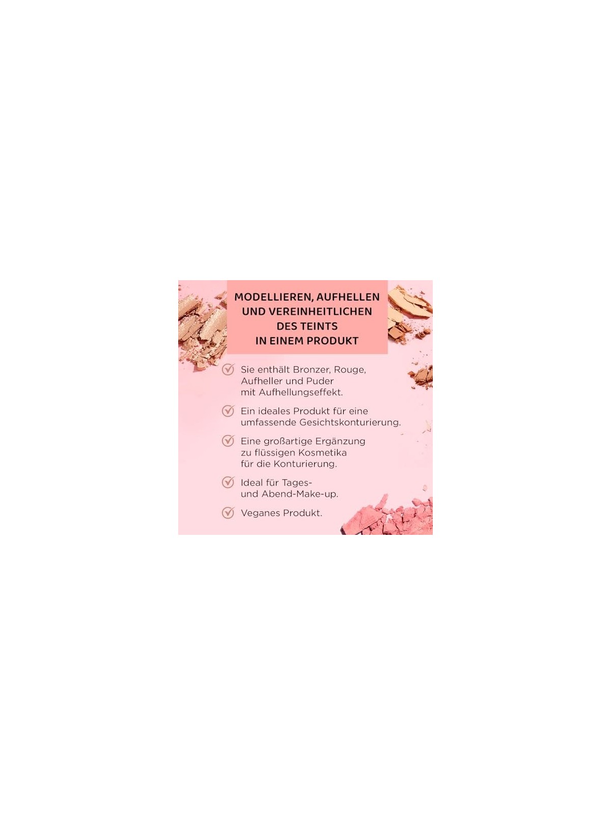 Tavolozza per il contouring viso 01 10g