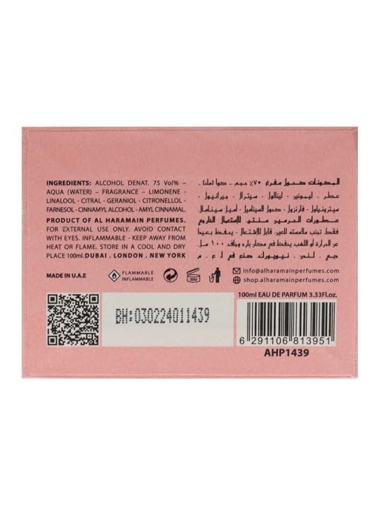 Al Haramain Loulou Rose eau de parfum donna 100ml