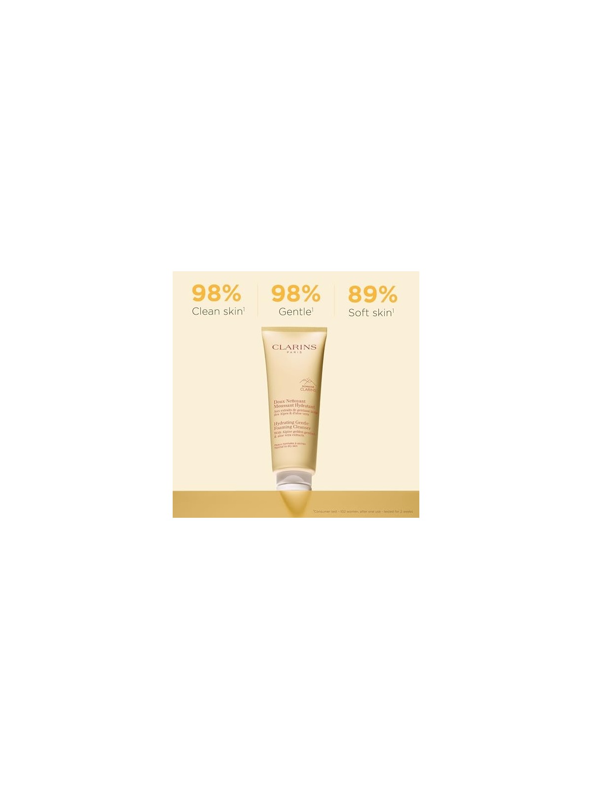 Clarins Hydrating Gentle Foaming Cleanser 125ml Normal To