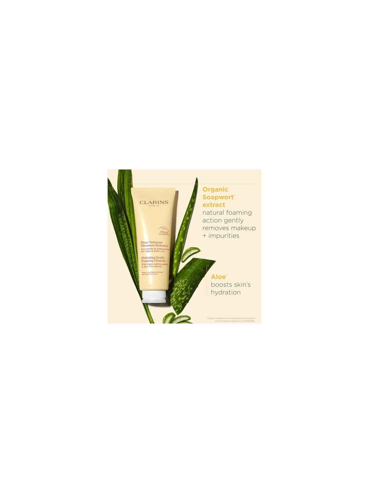 Clarins Hydrating Gentle Foaming Cleanser 125ml Normal To