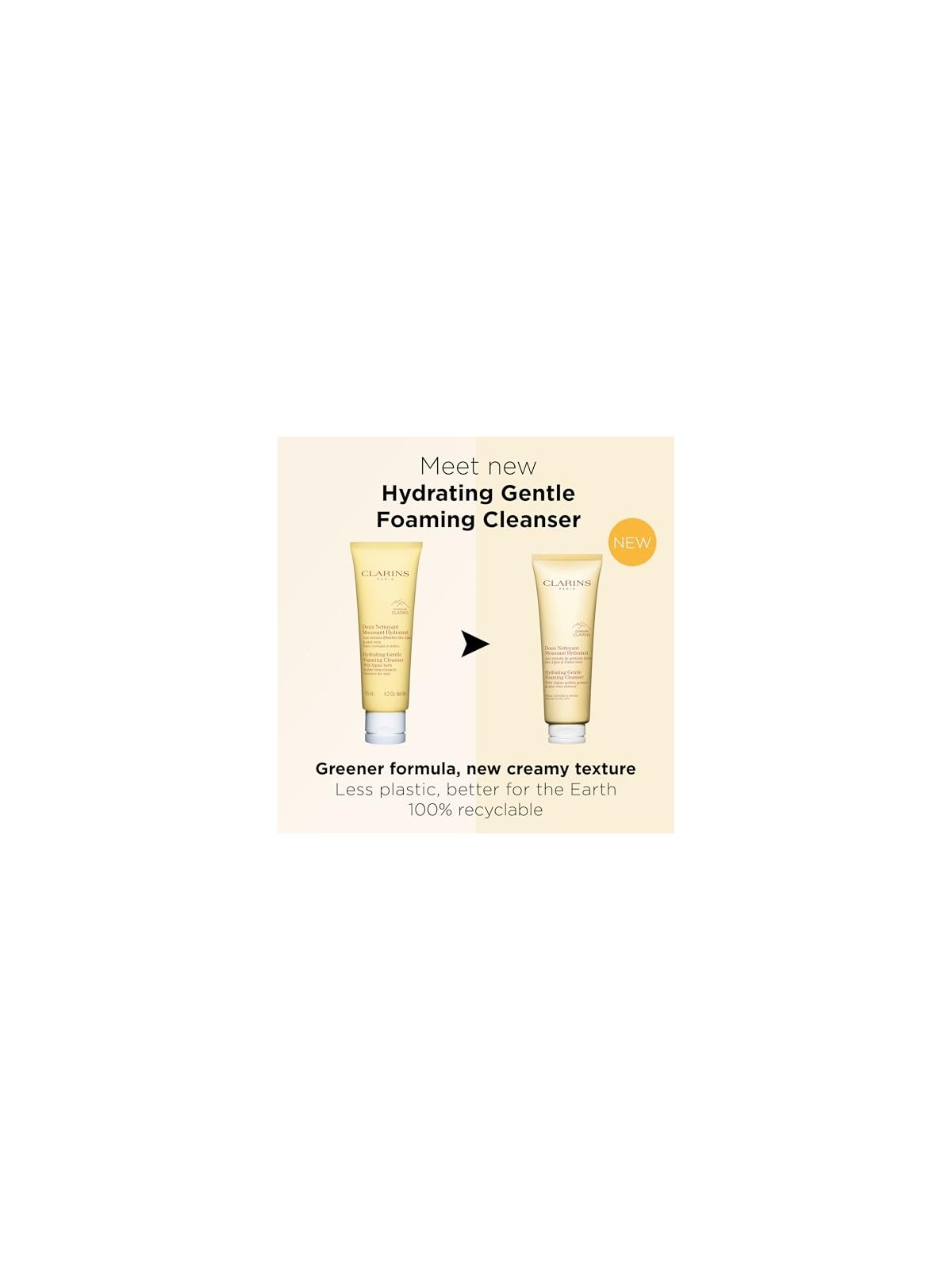 Clarins Hydrating Gentle Foaming Cleanser 125ml Normal To