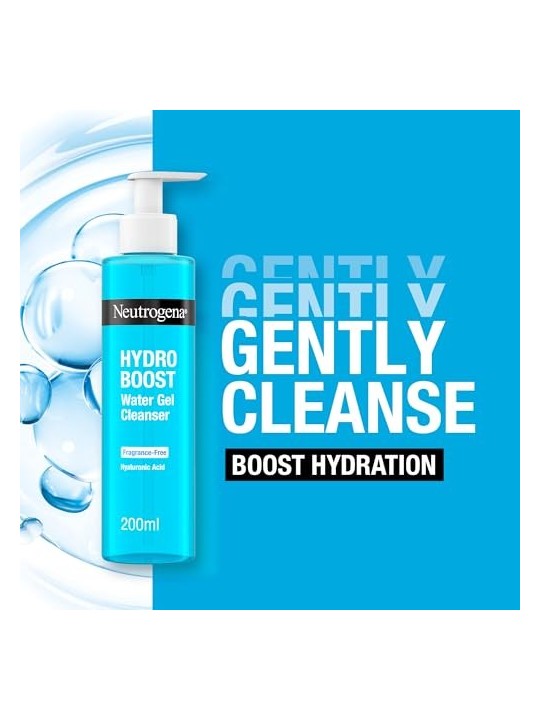 Neutrogena Hydro Boost Gel Detergente Idratante Senza Profumo 200ml