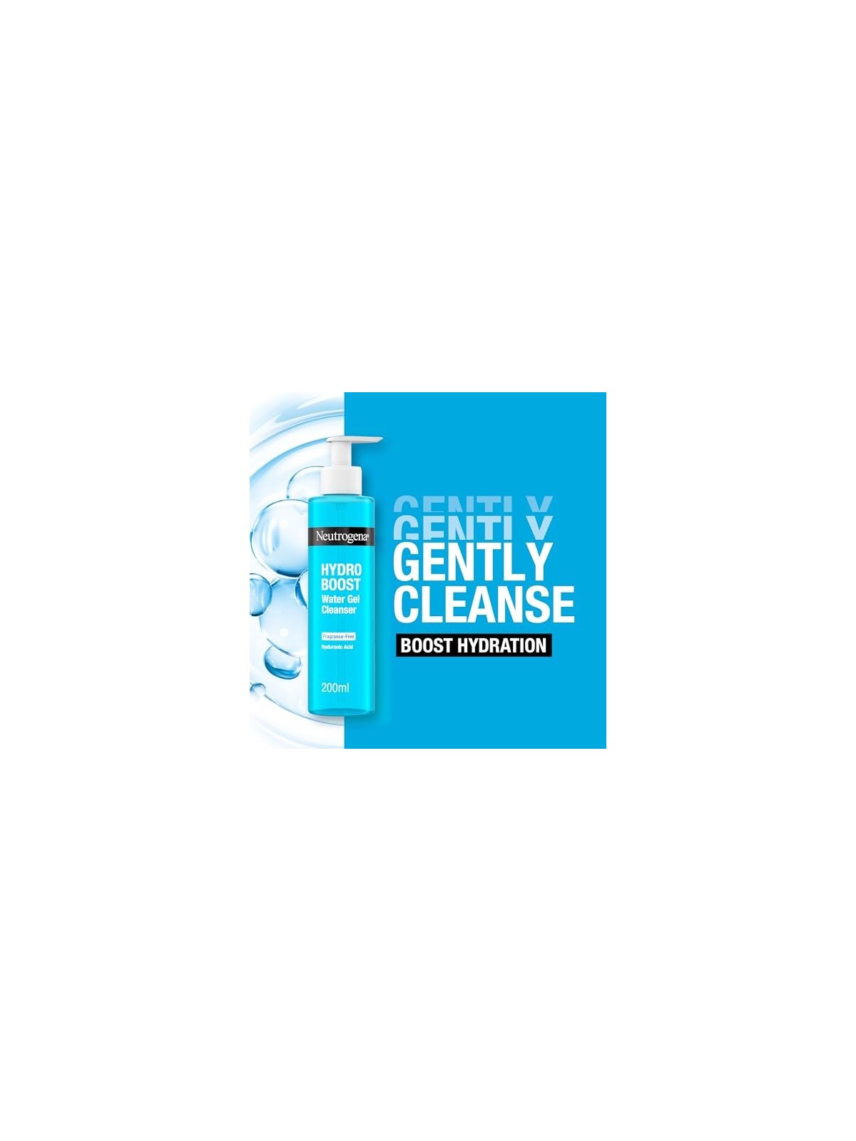 Neutrogena Hydro Boost Gel Detergente Idratante Senza Profumo 200ml