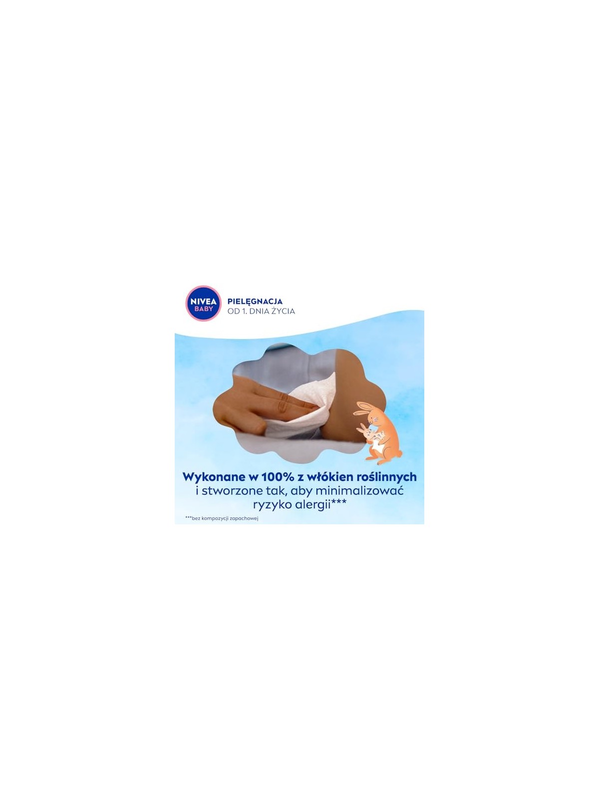 Nivea Salviette detergenti e curative per bambini morbide e in crema donna 2 unit