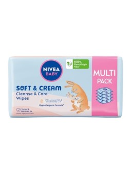 NIVEA Baby SoftCream salviette umidificate 4x57 pz