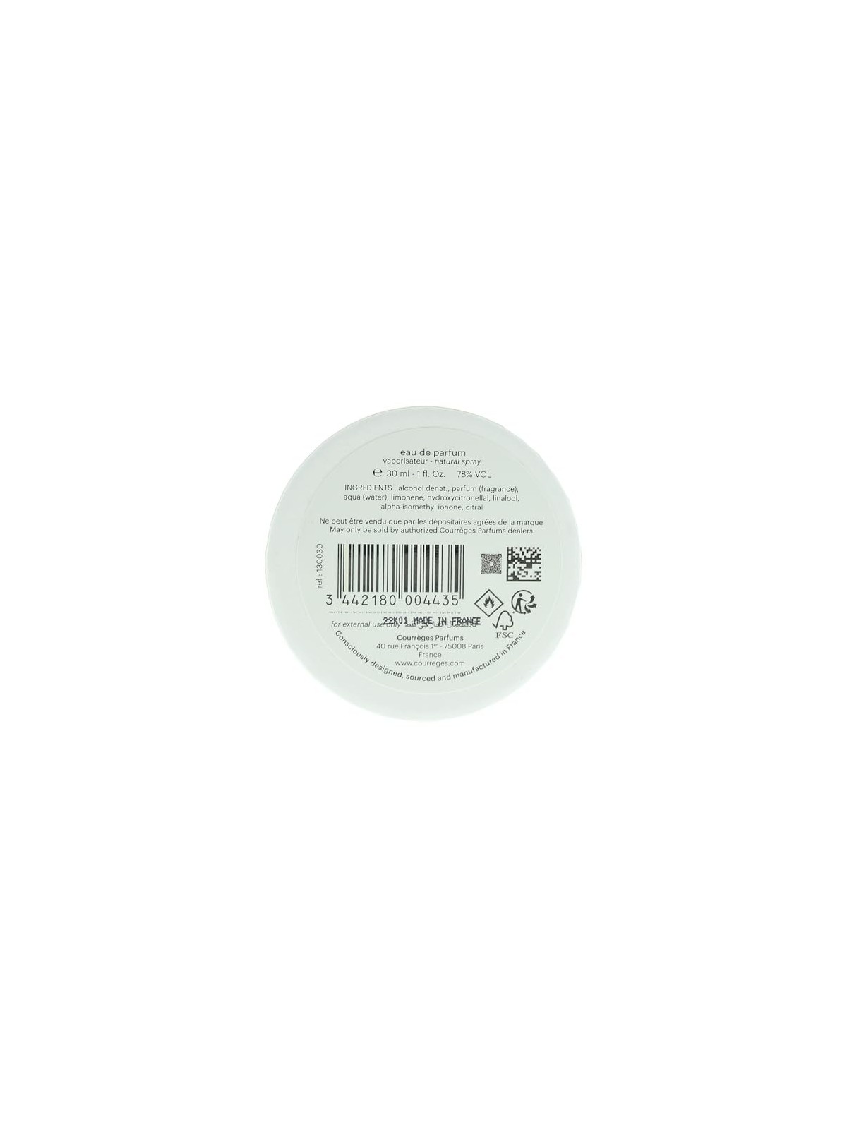 Courreges L'Empreinte eau de parfum Spray 30ml acquista 