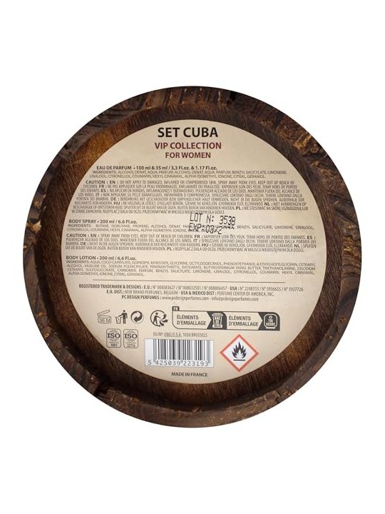 Set regalo VIP Cuba eau de parfum 100 ml