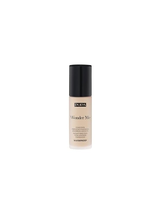 Pupa Fondotinta Wonder Me Trucco waterproof 30 ml donna 009 AlabasterNeutral