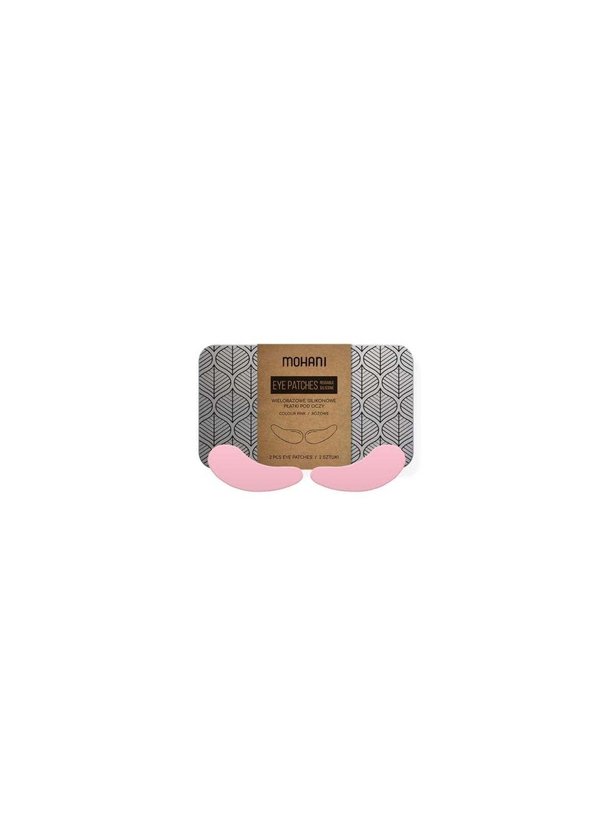 Cuscinetti oculari silicone riutilizzabili Rosa 2 pezzi